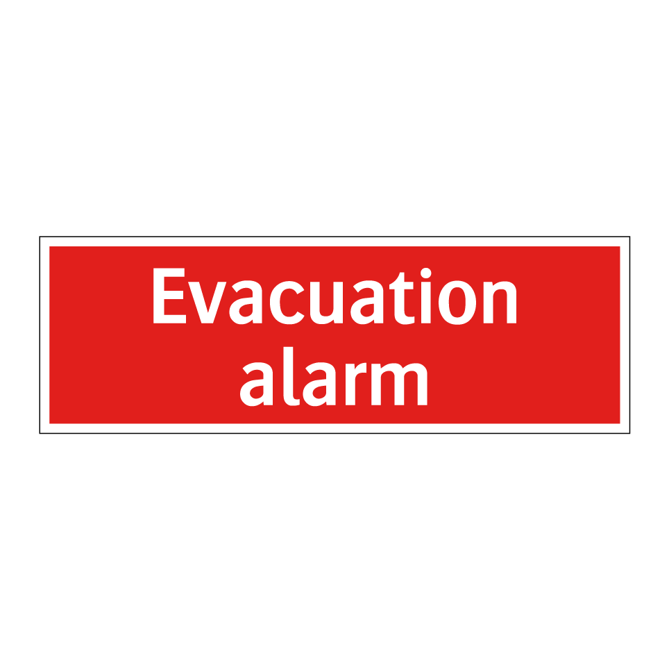 Evacuation alarm