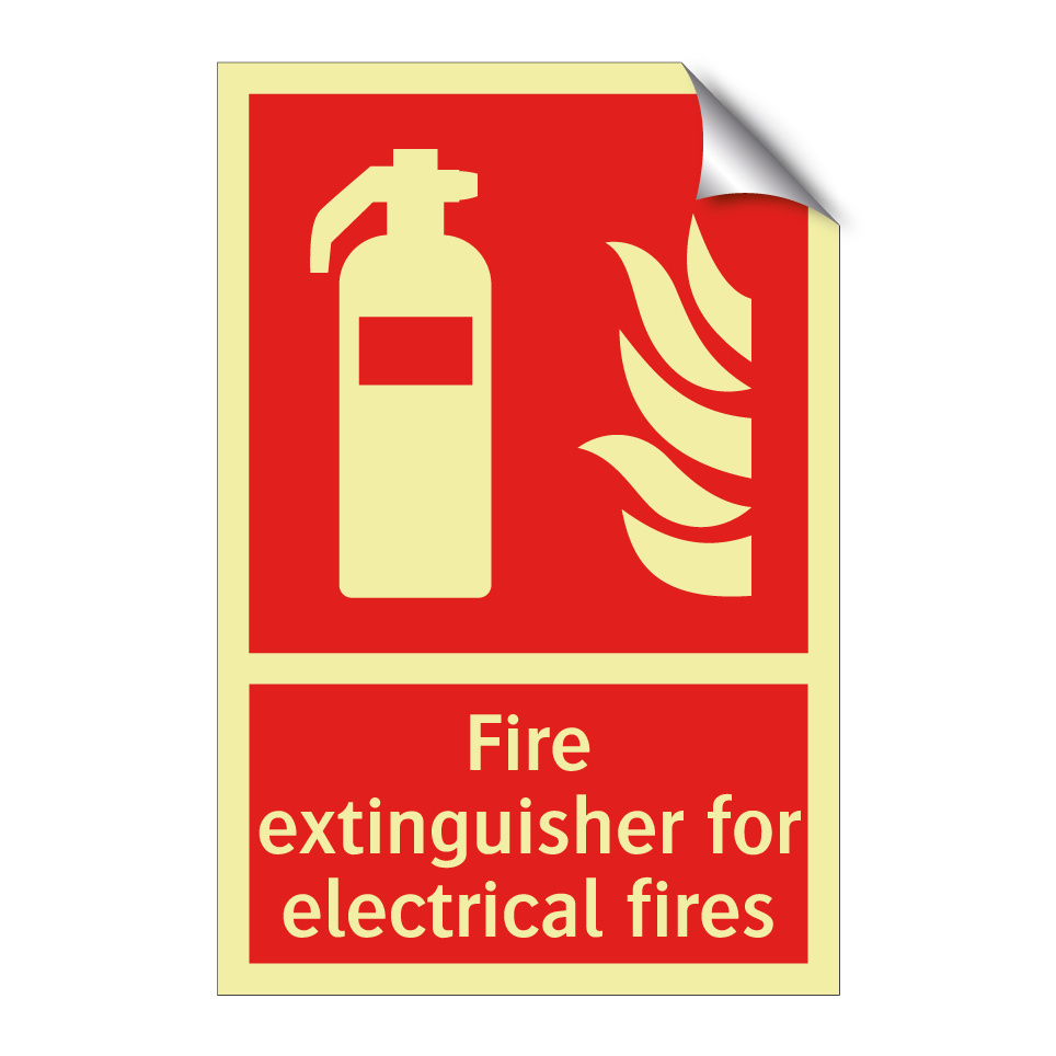 Fire extinguisher for electrical fires