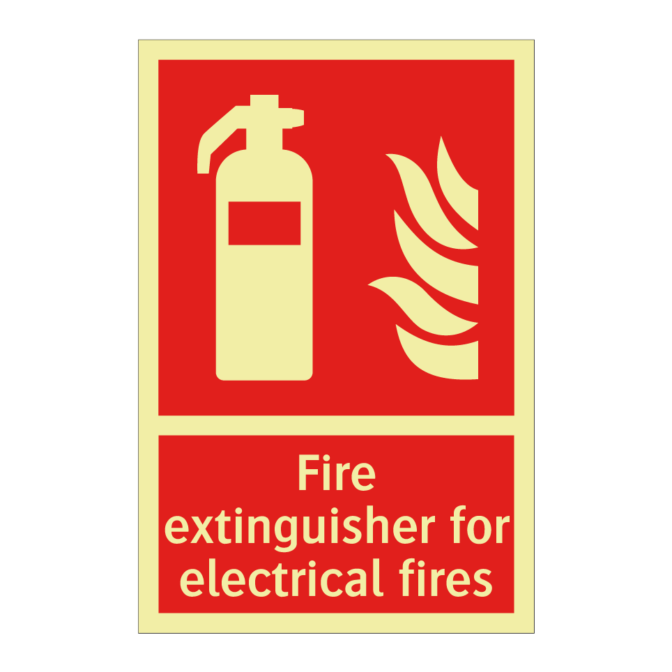 Fire extinguisher for electrical fires