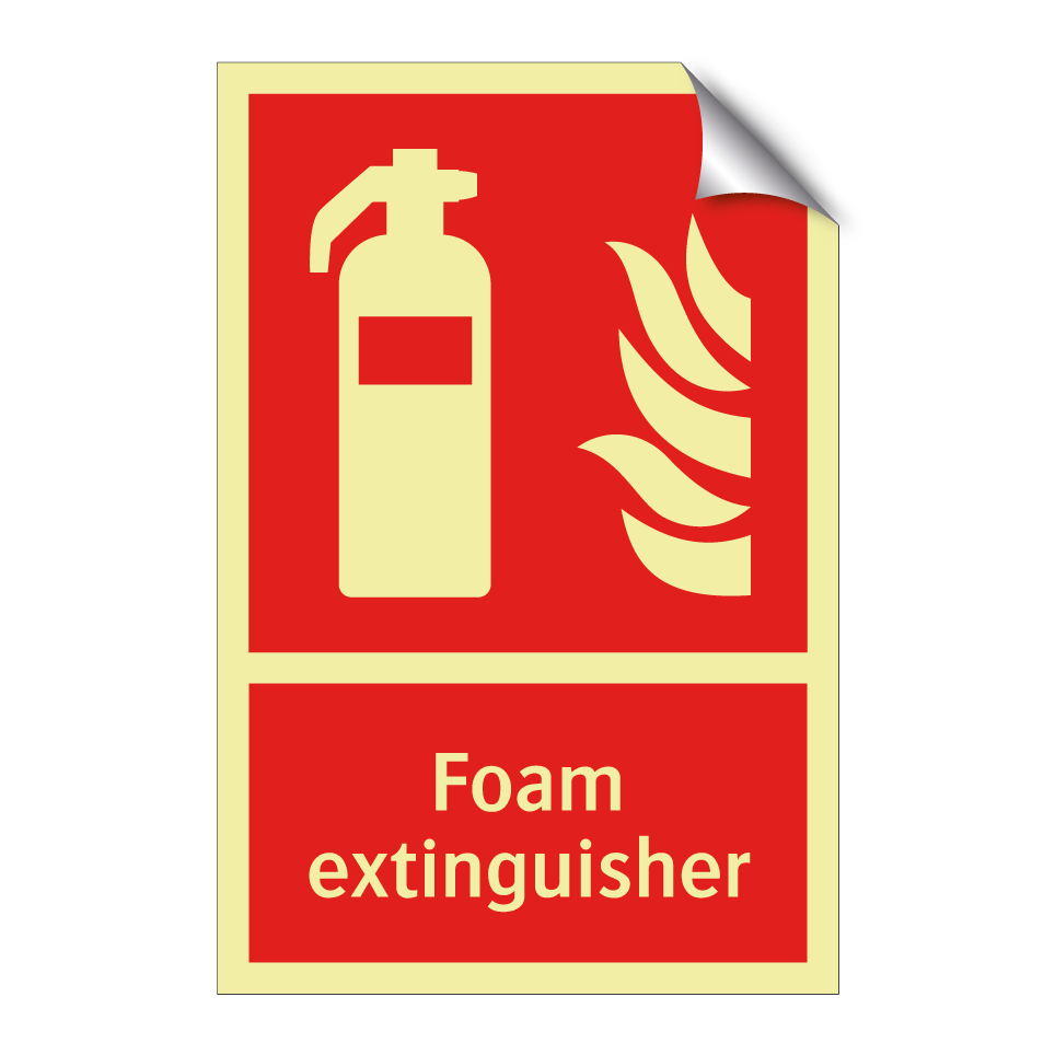 Foam extinguisher