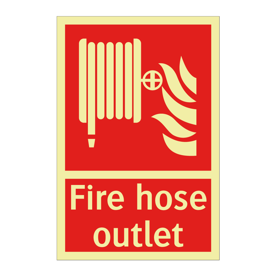 Fire hose outlet