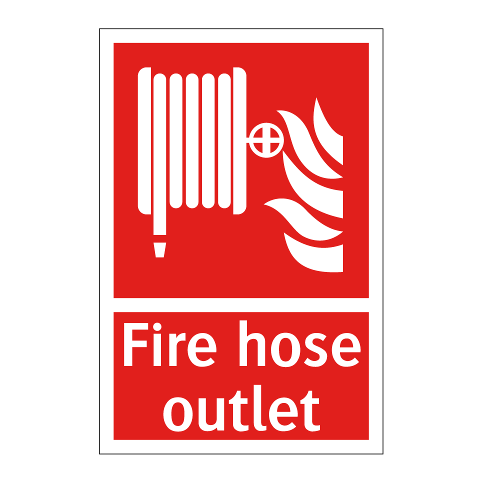 Fire hose outlet
