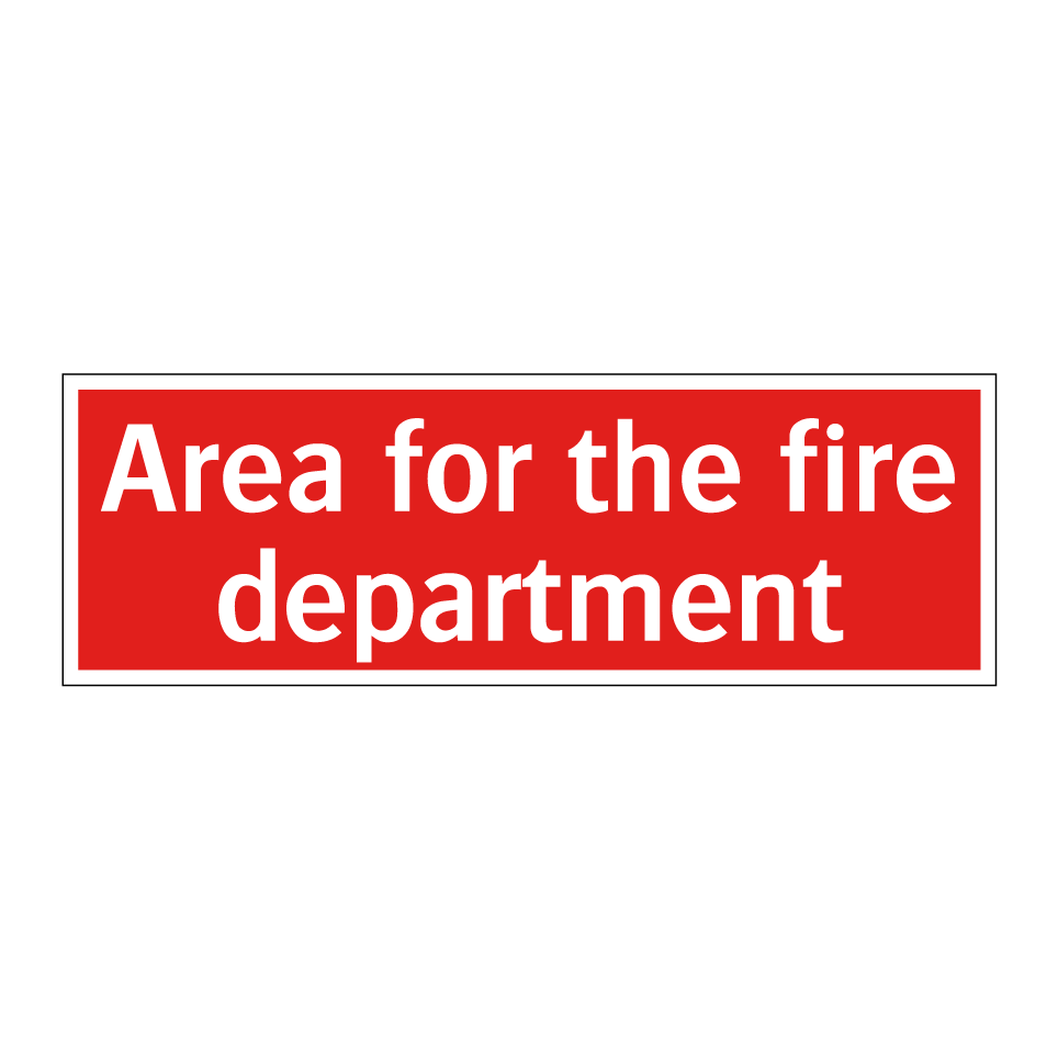 Area for the fire department