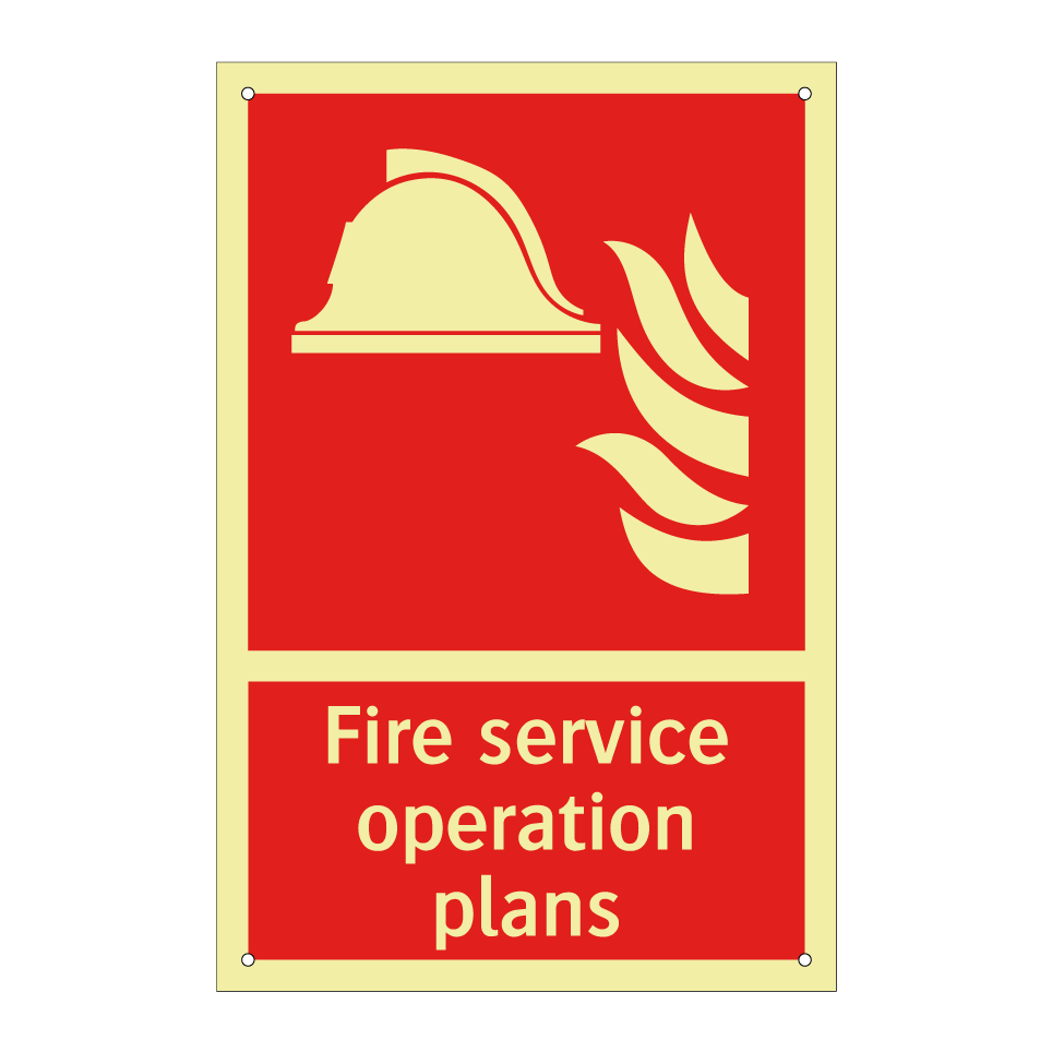 Fire service operation plans