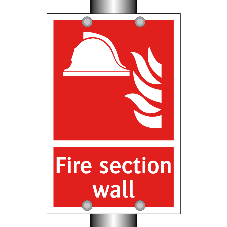 Fire section wall