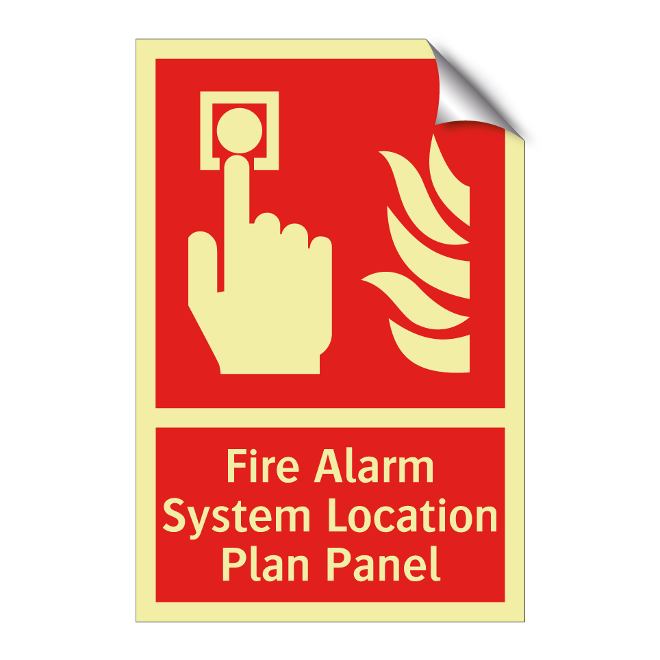 Fire Alarm System Location Plan Panel