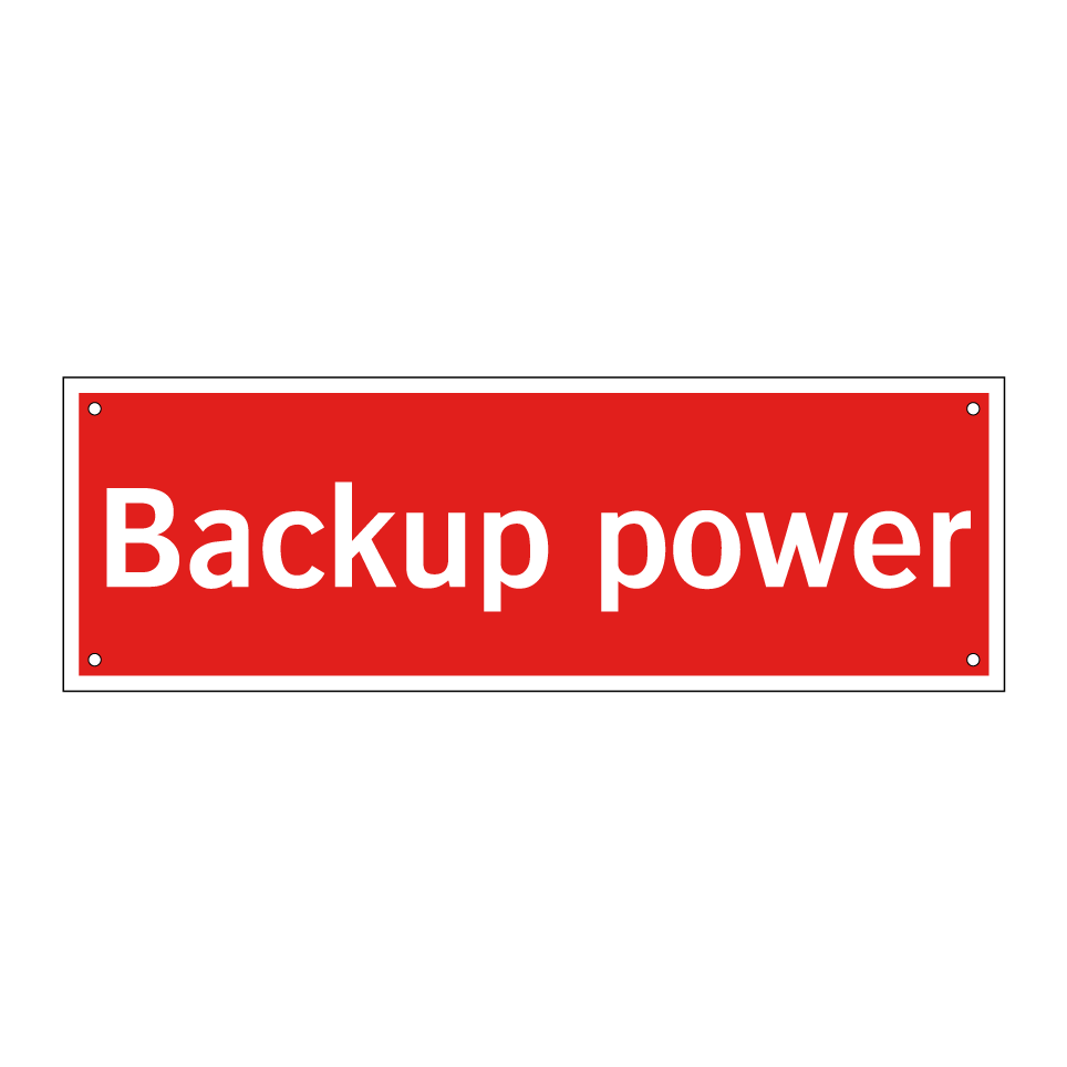Backup power