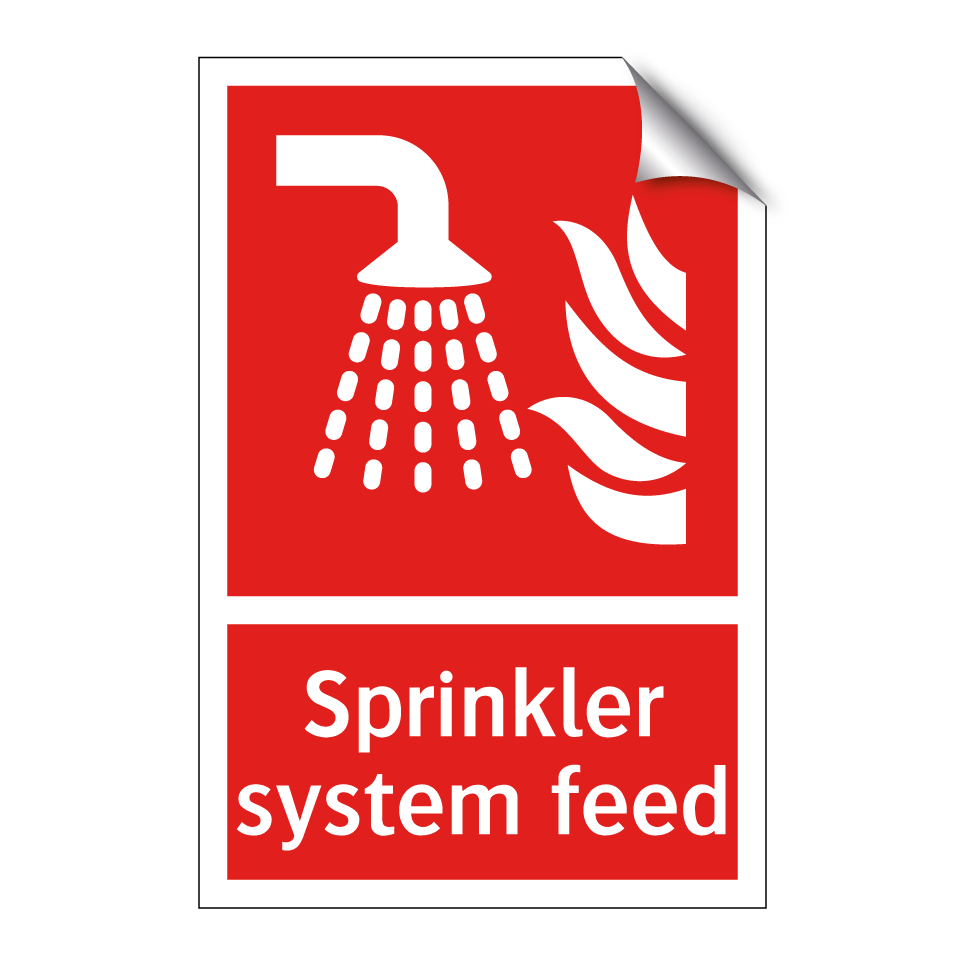 Sprinkler system feed