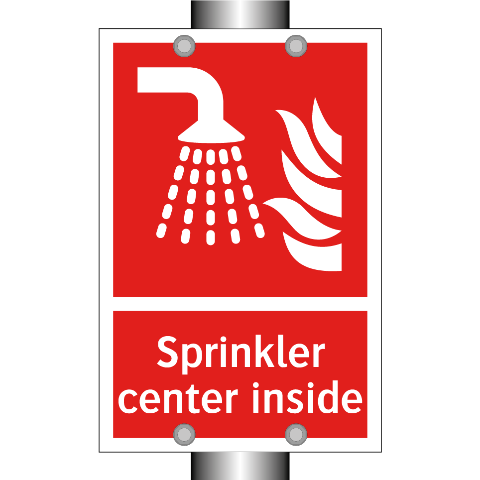 Sprinkler center inside