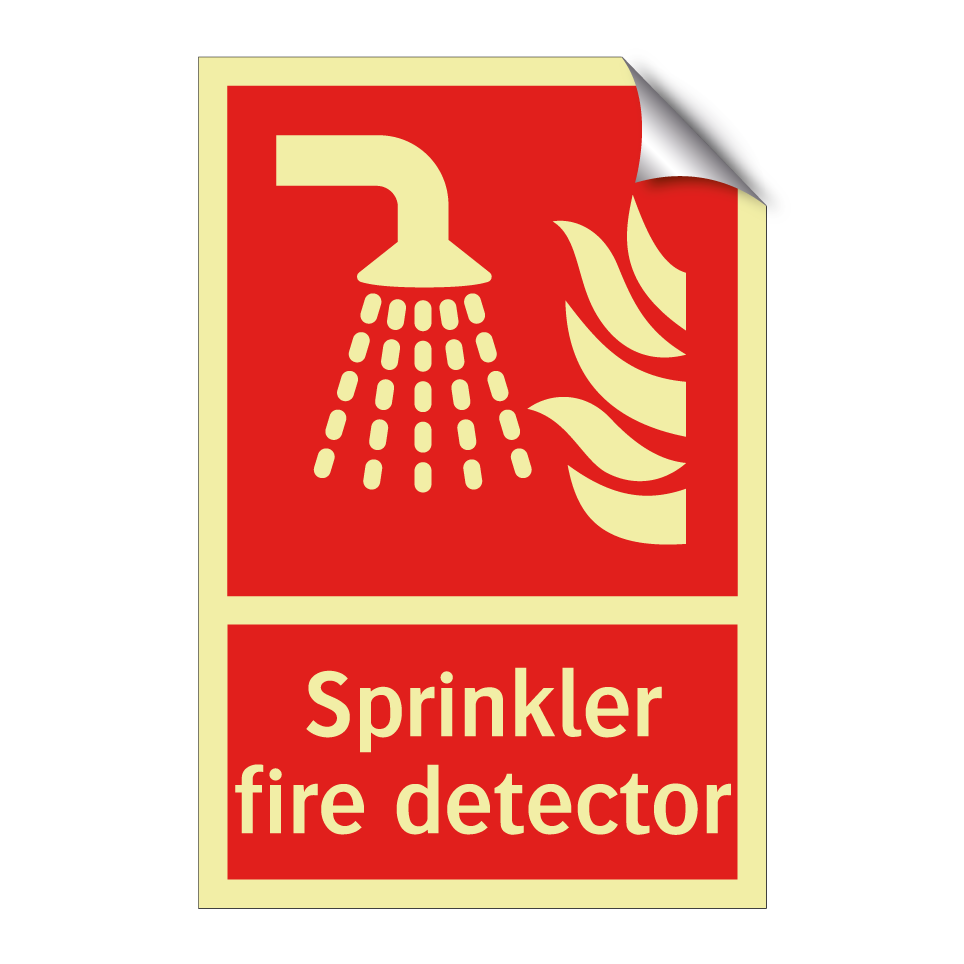 Sprinkler fire detector