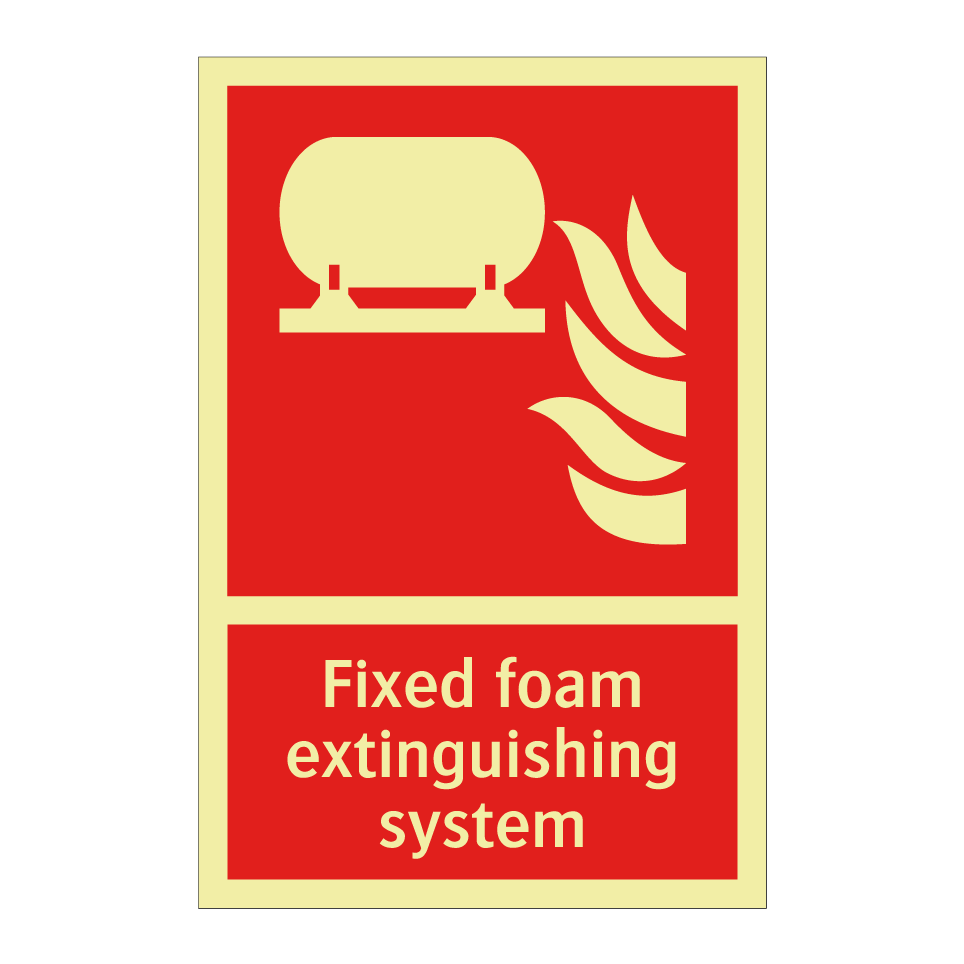 Fixed foam extinguishing system