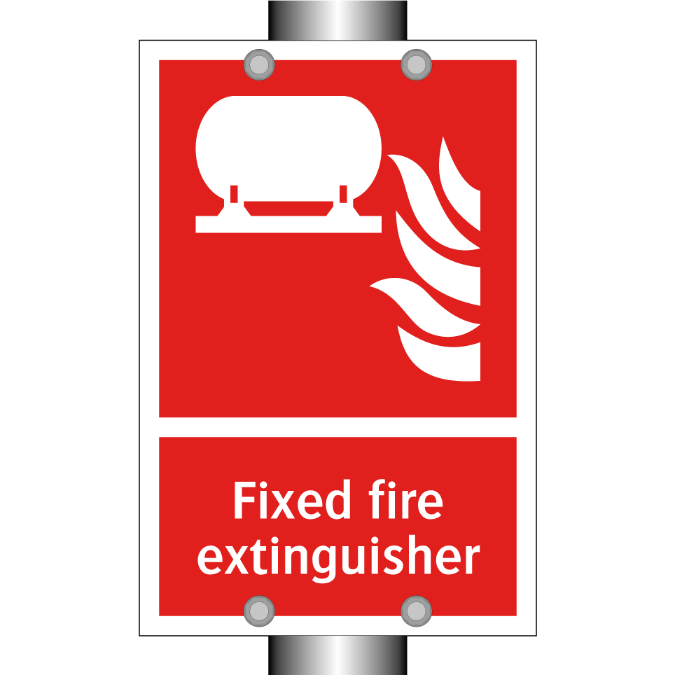 Fixed fire extinguisher