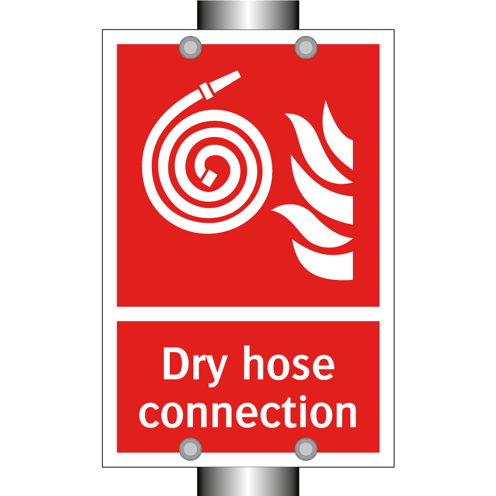 Dry hose connection
