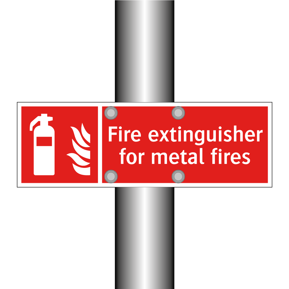 Fire extinguisher for metal fires