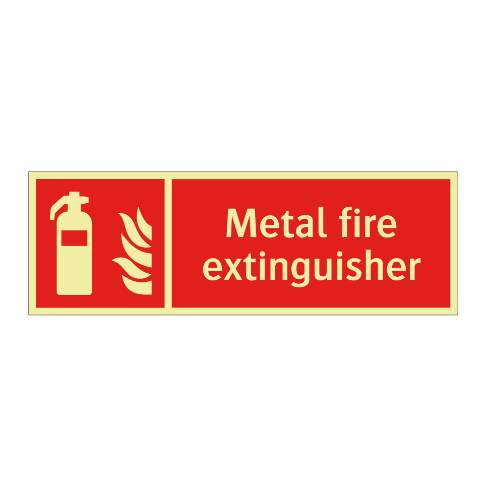 Metal fire extinguisher
