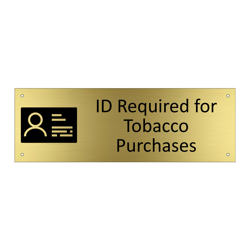 ID Required for Tobacco Purchases