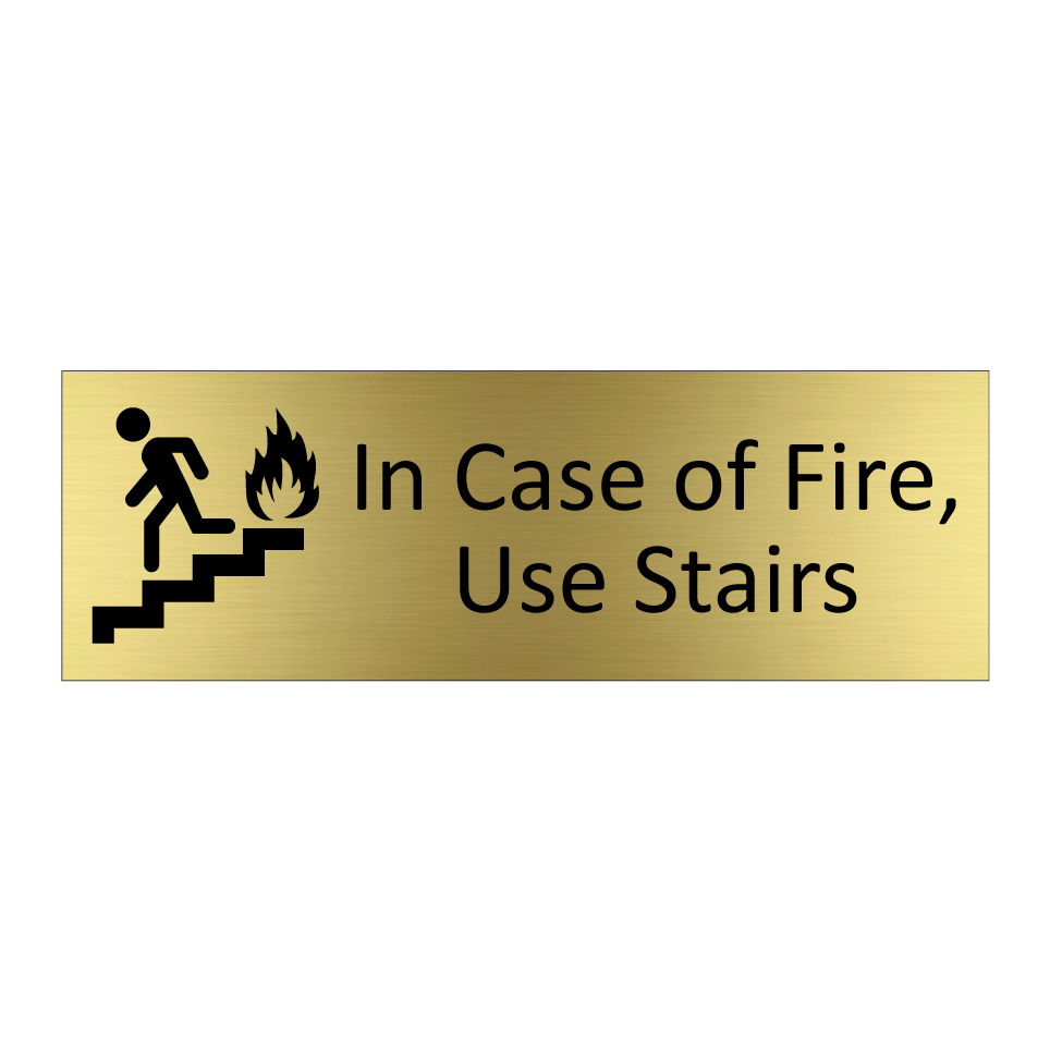 In Case of Fire, Use Stairs