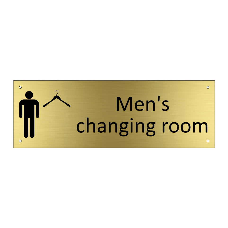 Men's changing room