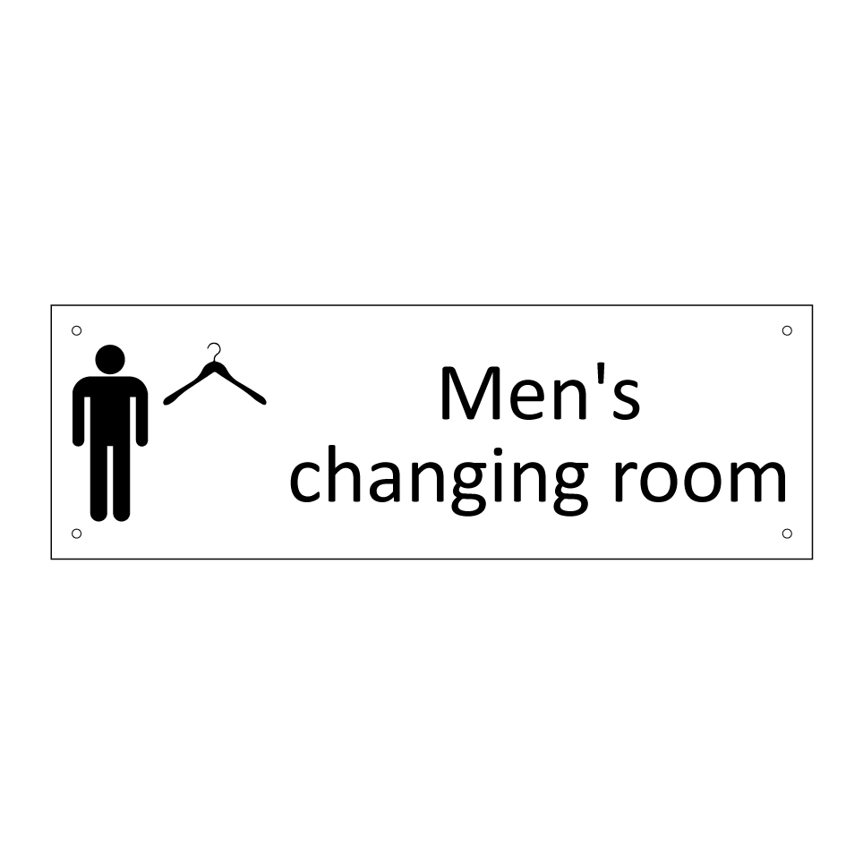 Men's changing room