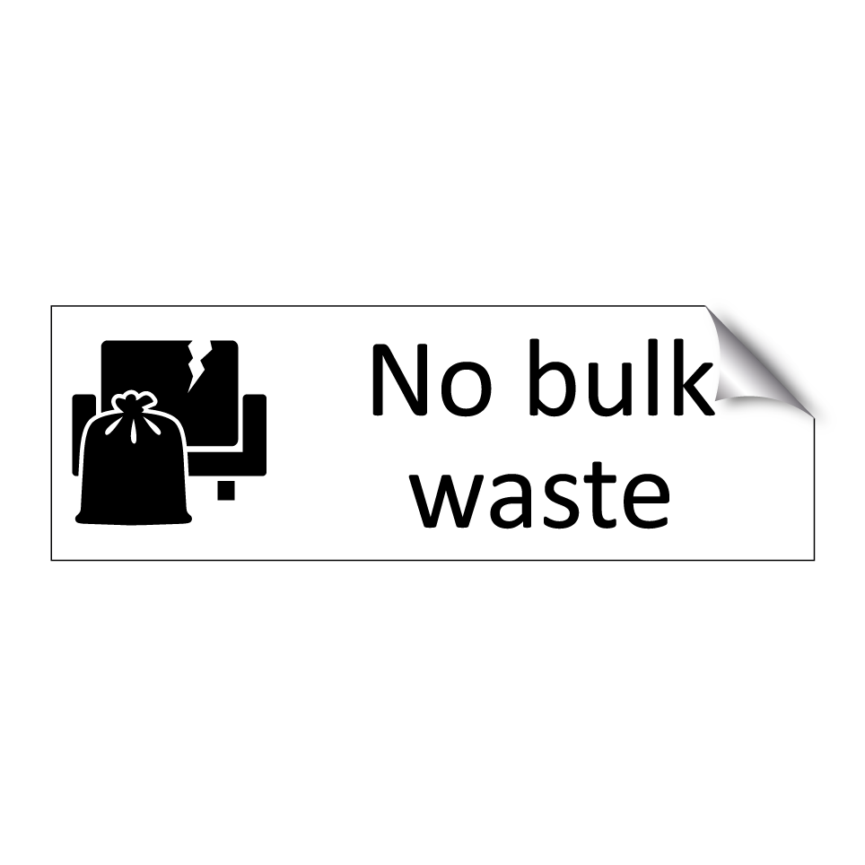 No bulk waste