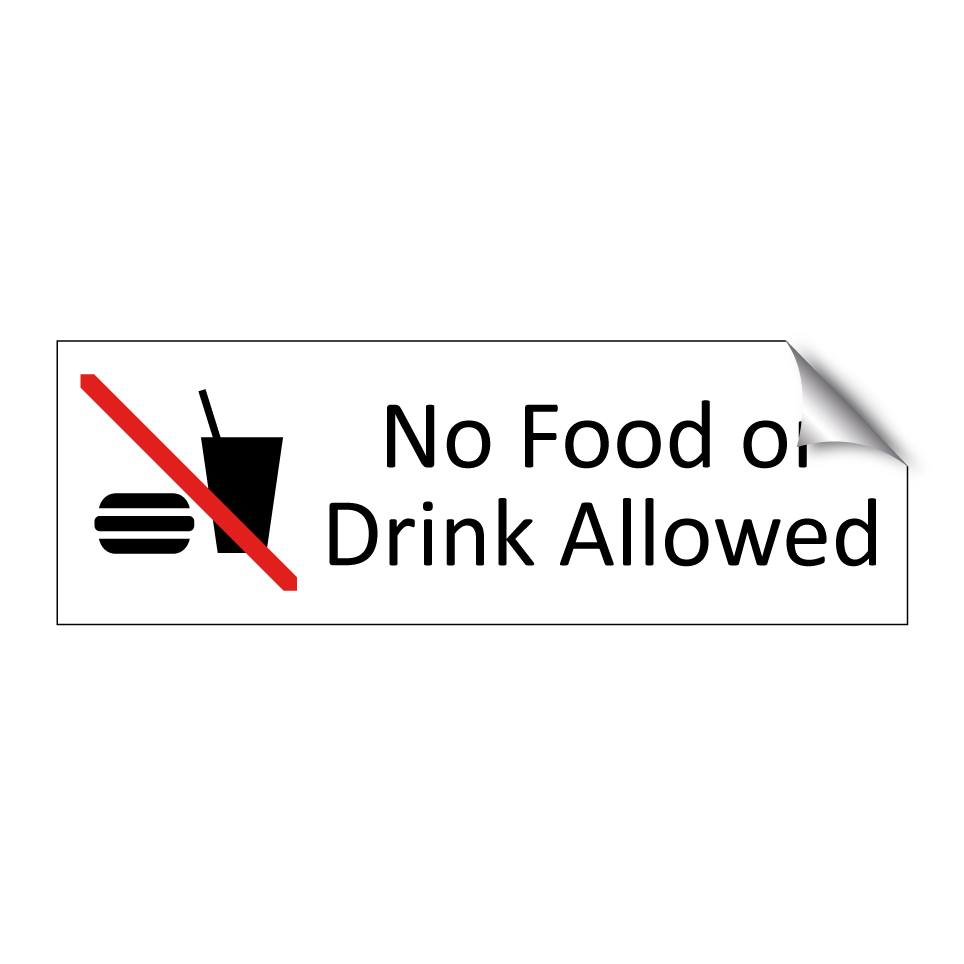 No Food or Drink Allowed