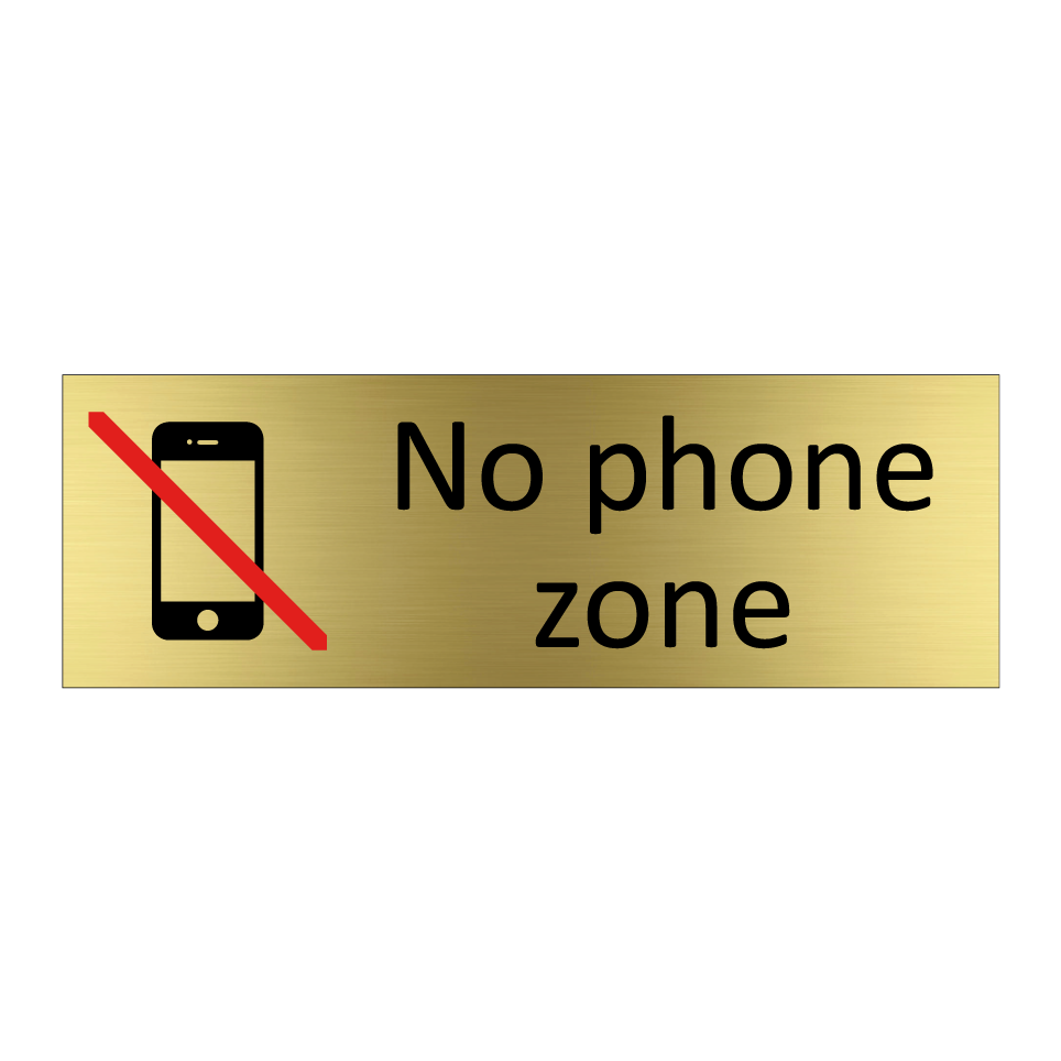 No phone zone