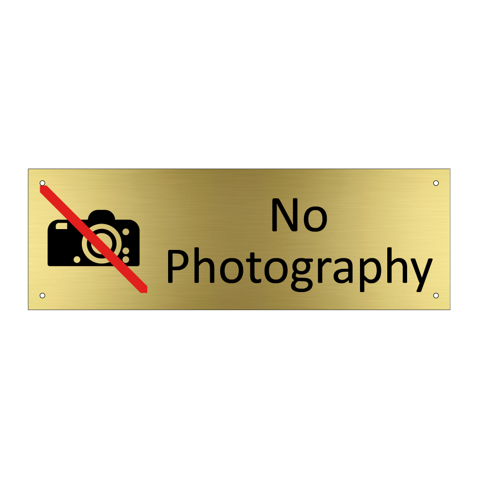 No Photography