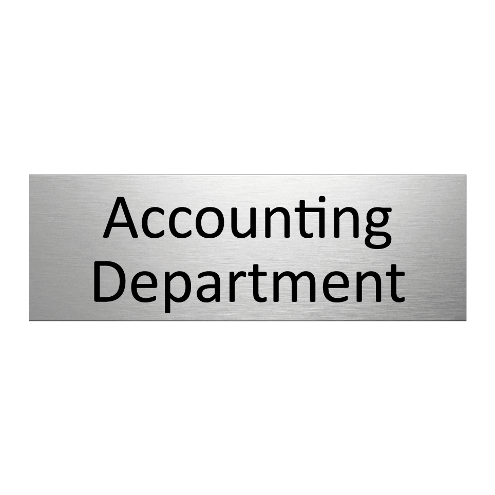 Accounting Department