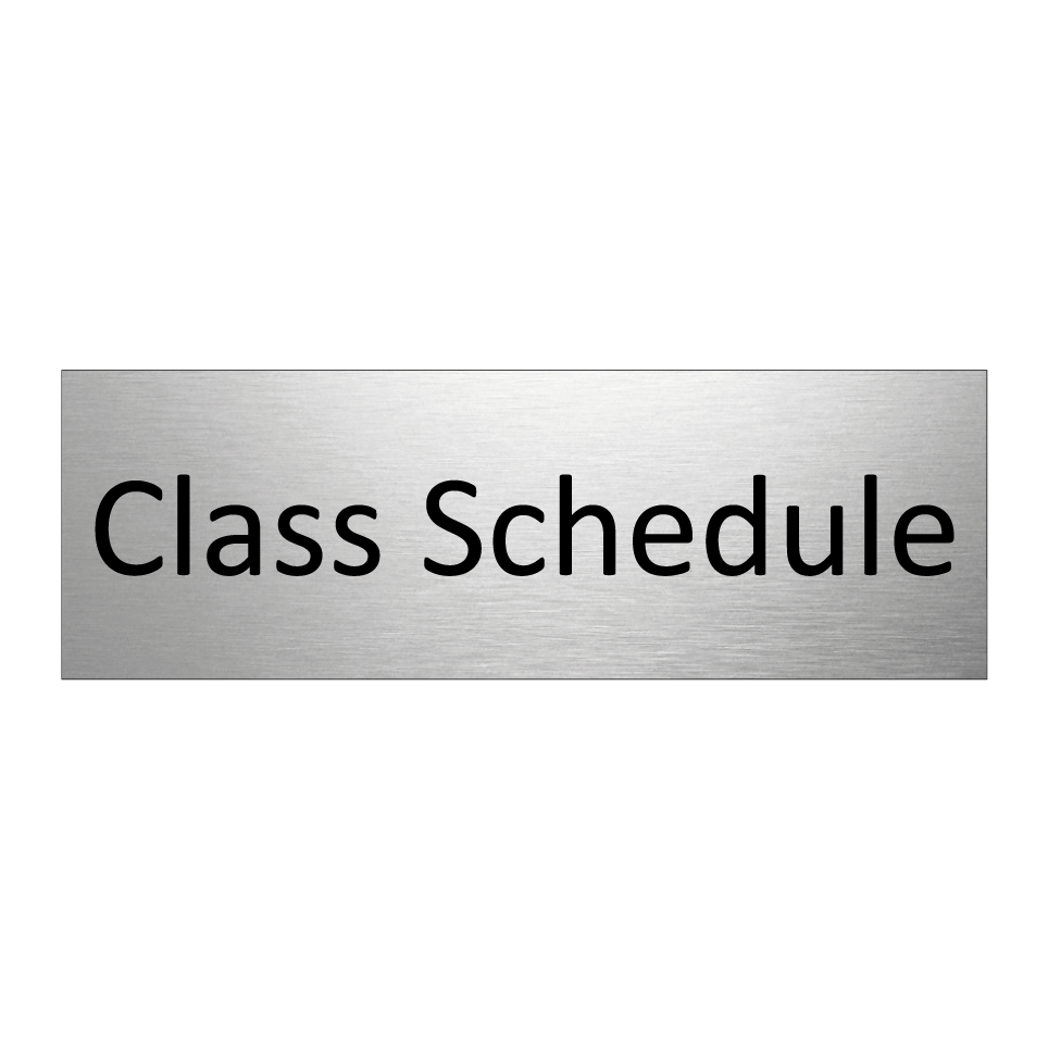 Class Schedule