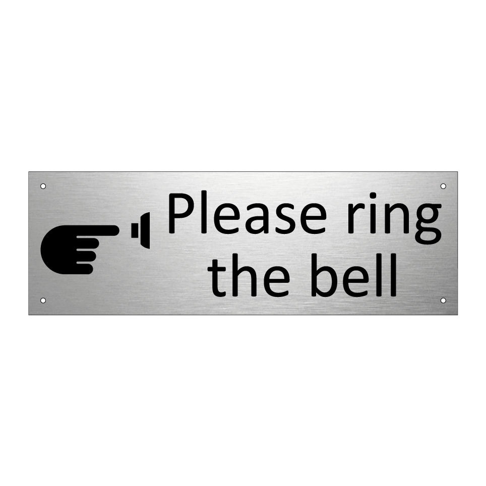 Please ring the bell