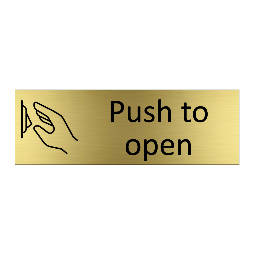 Push to open
