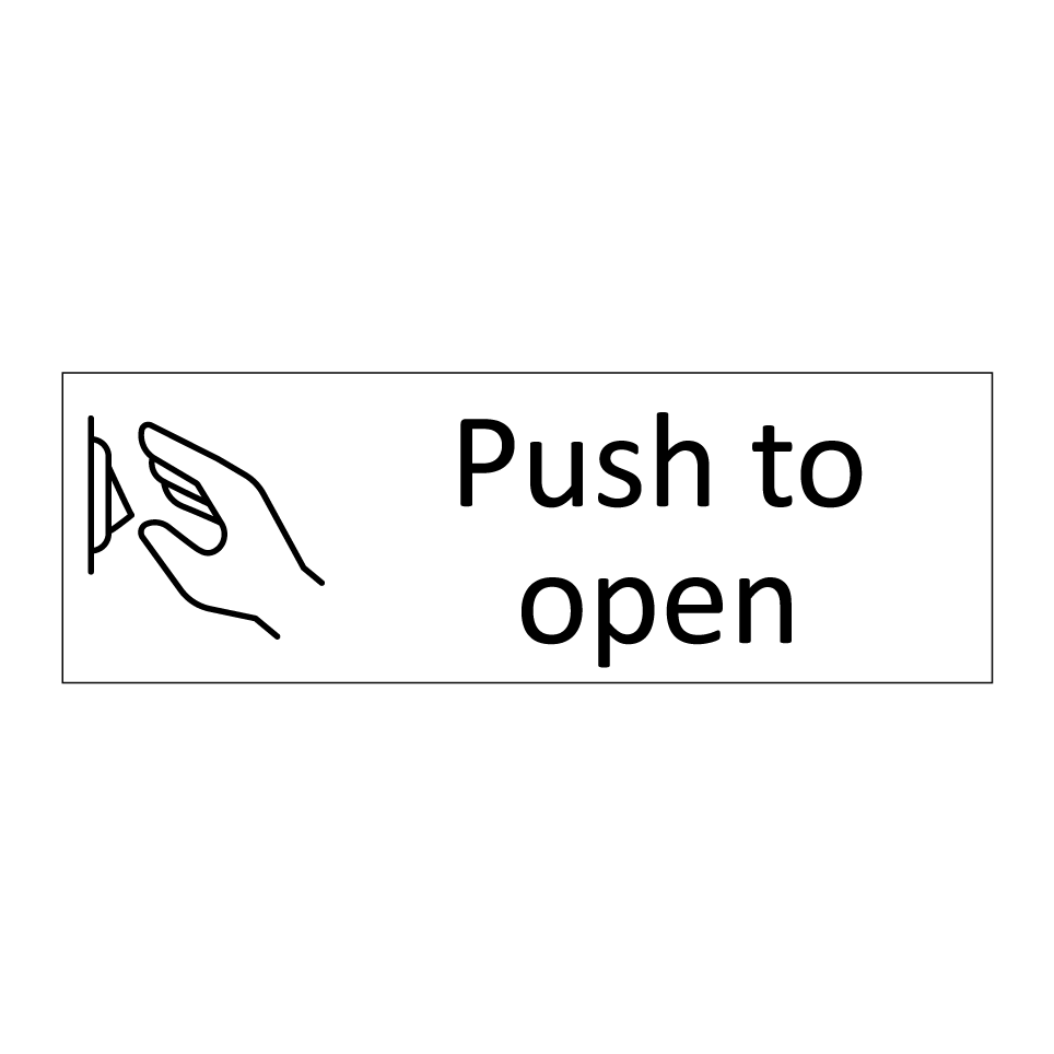 Push to open
