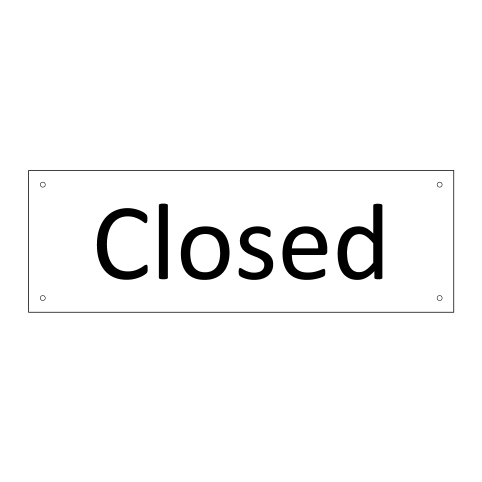 Closed
