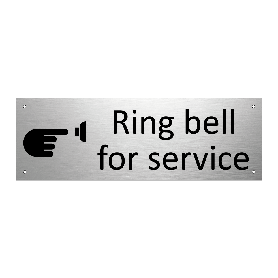 Ring bell for service