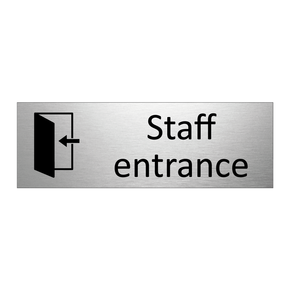 Staff entrance