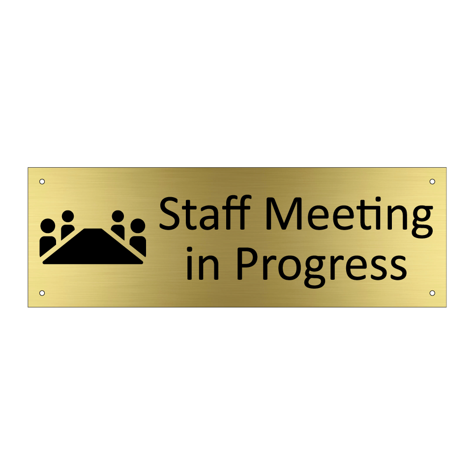 Staff Meeting in Progress
