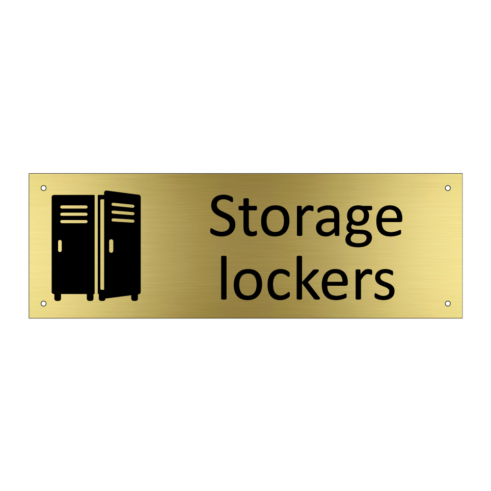 Storage lockers
