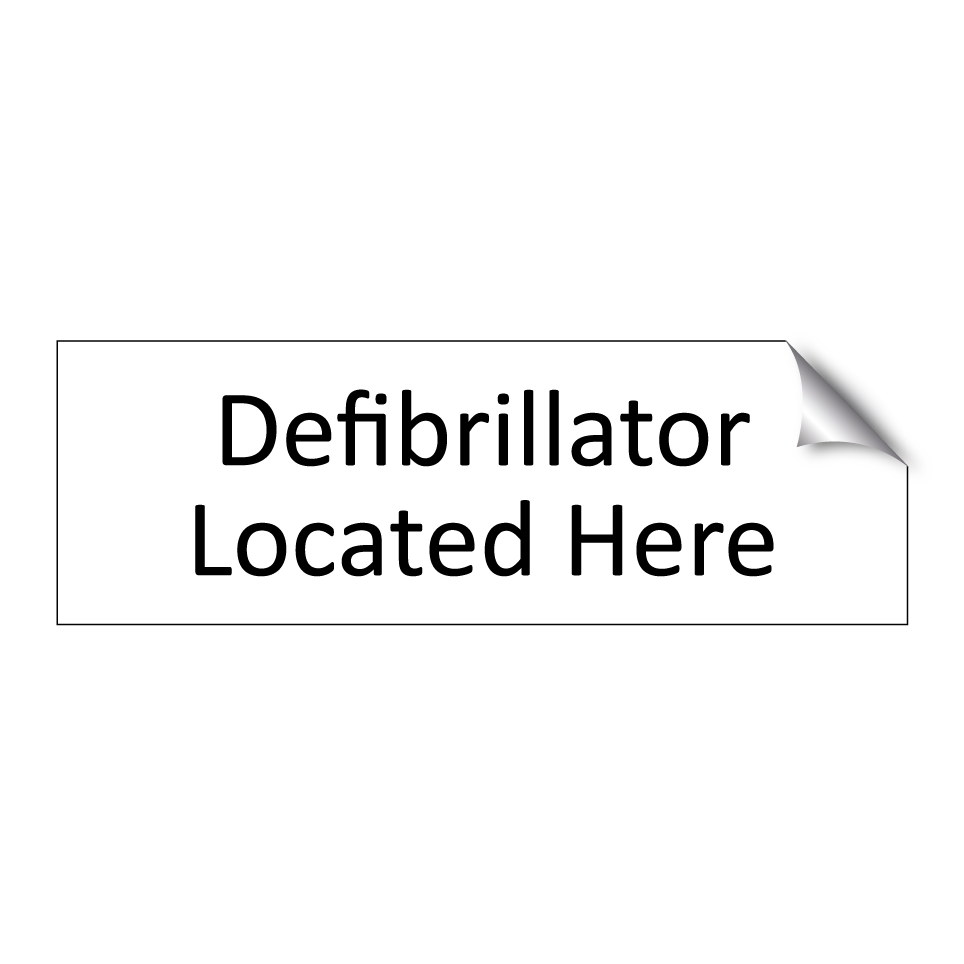 Defibrillator Located Here