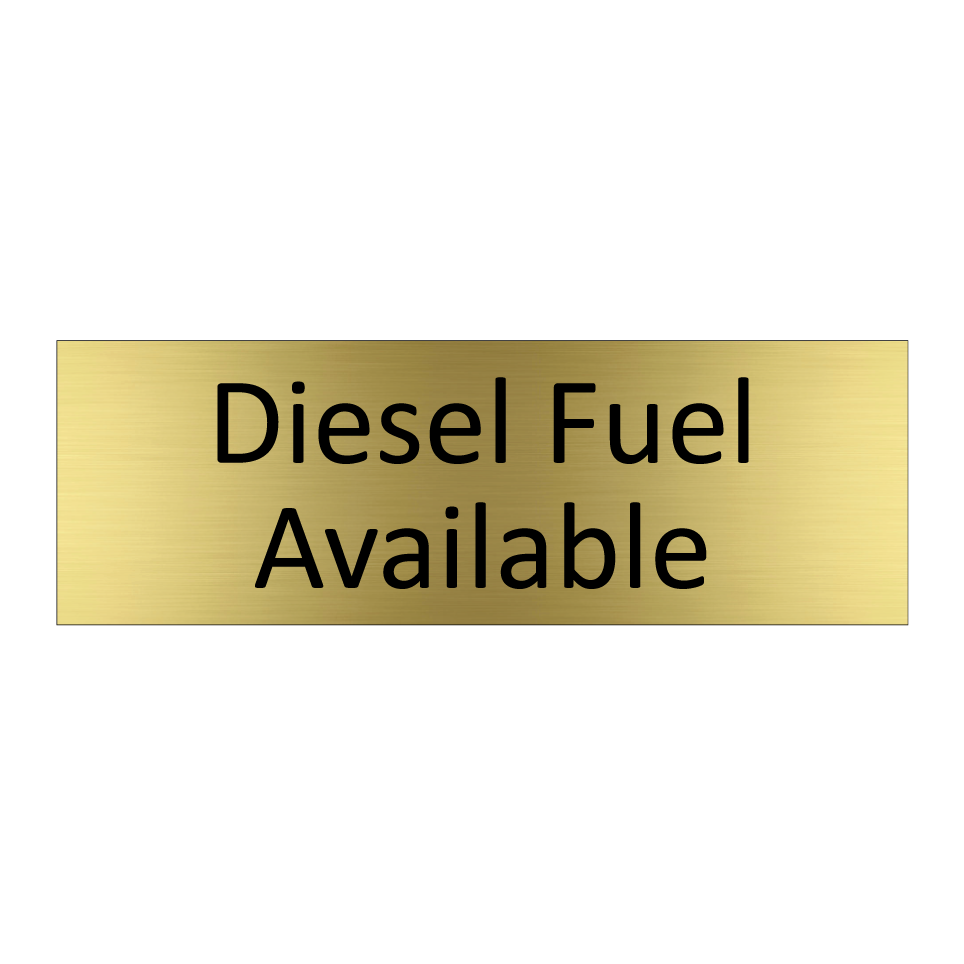 Diesel Fuel Available