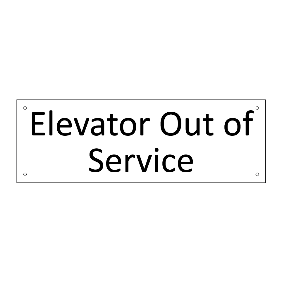 Elevator Out of Service