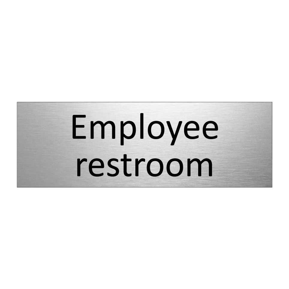 Employee restroom