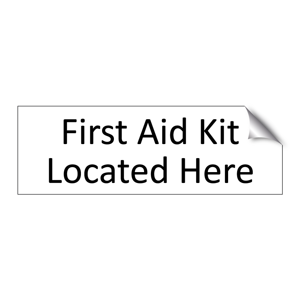 First Aid Kit Located Here