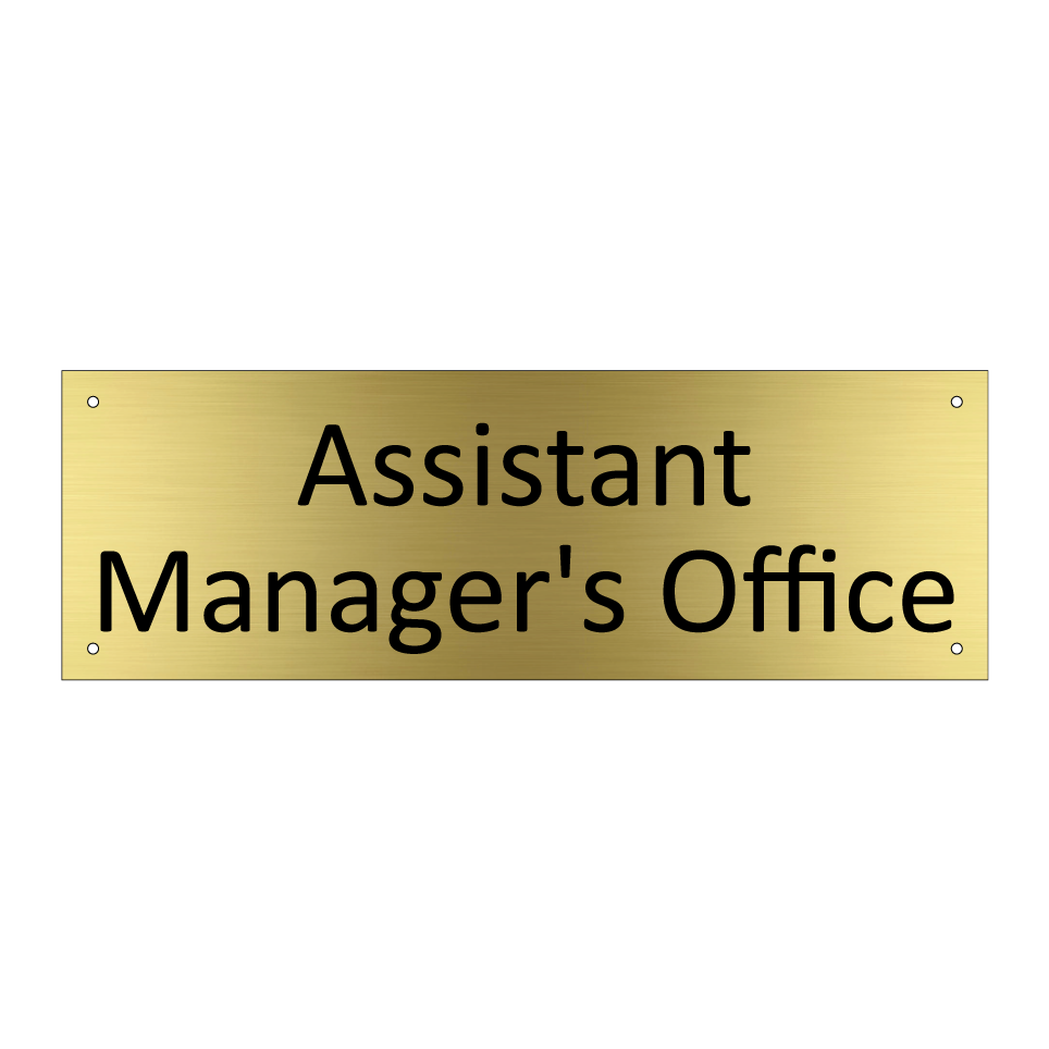 Assistant Manager's Office