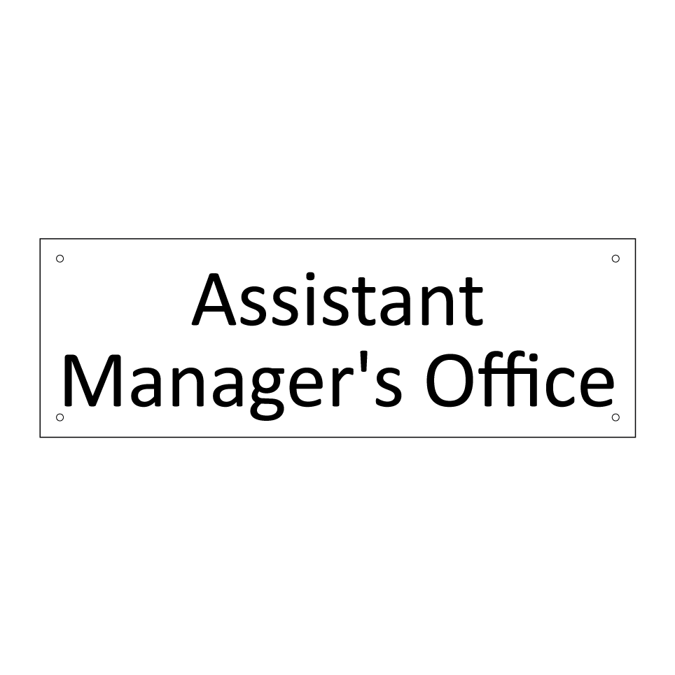 Assistant Manager's Office