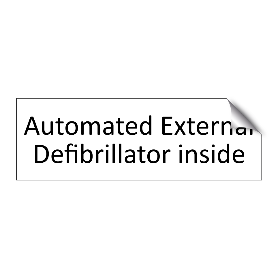 Automated External Defibrillator inside