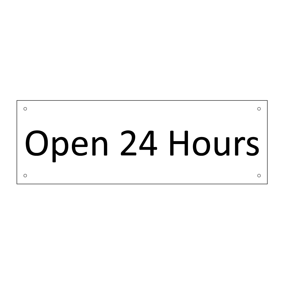 Open 24 Hours
