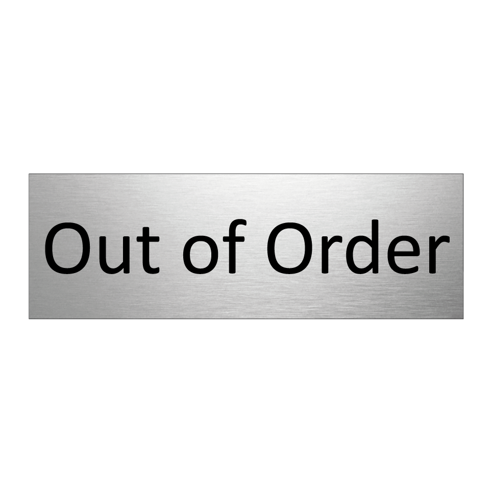Out of Order