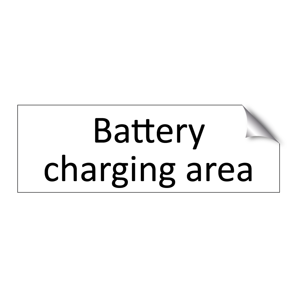 Battery charging area