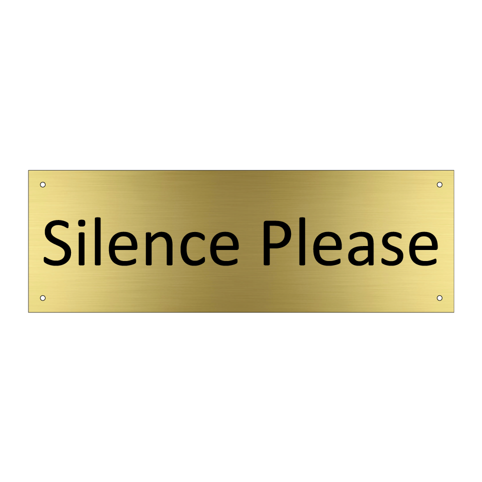 Silence Please
