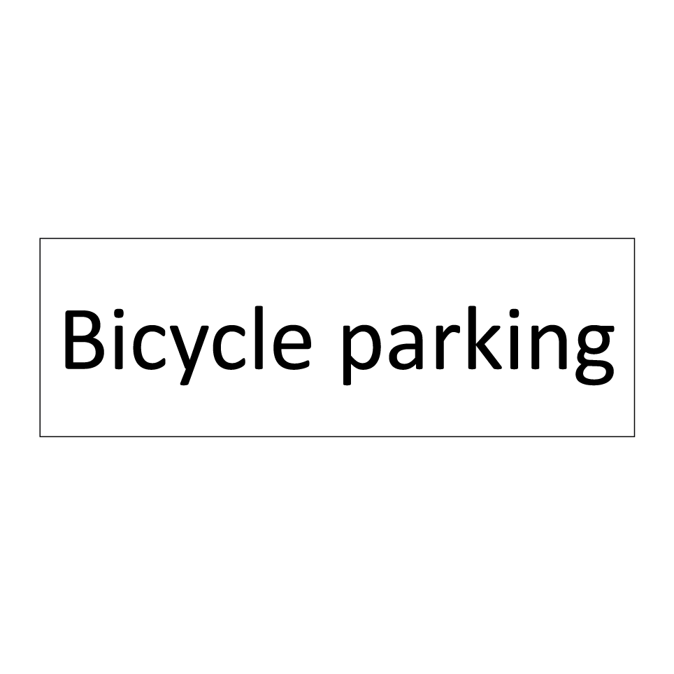 Bicycle parking